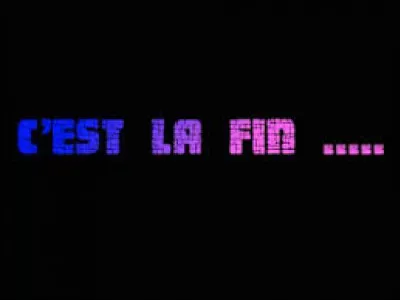 Le test est fini.