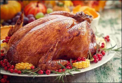 De quel animal le repas de Thanksgiving est-il traditionnellement composé ?