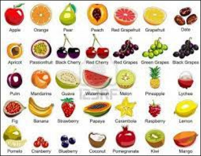 Comment dit-on "le fruit" ?