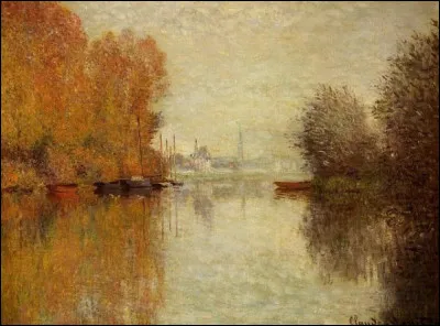 Qui a peint "L'Automne sur la Seine à Argenteuil" en 1873 ?