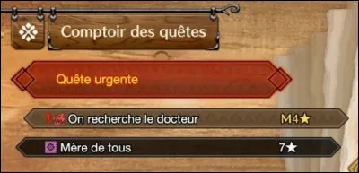 Quel monstre permet de passer le RM70 ?