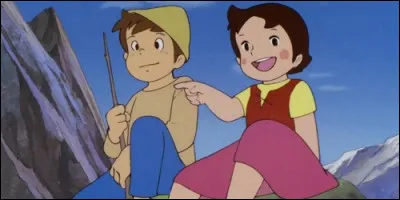Dans "Heidi", le meilleur ami de le jeune fille se prénomme Peter.