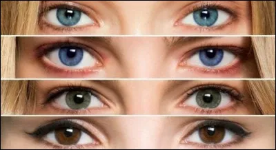 De quelle couleur sont tes yeux ?