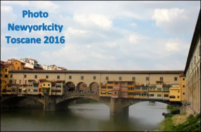 Quel est ce pont couvert &agrave; 3 arches qui franchit le fleuve Arno &agrave; Florence, mis en service en 1345 ?