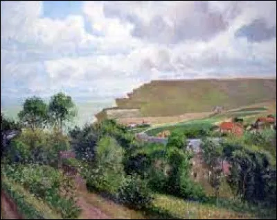 Vous avez sur cette image une vue de Berneval-le-Grand, peinte par Camille Pissarro. Ancienne commune de l'arrondissement de Dieppe, elle se situe dans le d&eacute;partement ...
