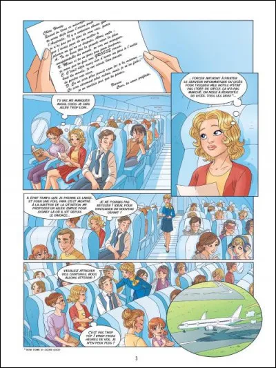 Qui lui a &eacute;crit une lettre que Honey lira dans l'avion ?