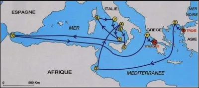 Combien de temps le voyage de retour d'Ulysse a-t-il duré ?