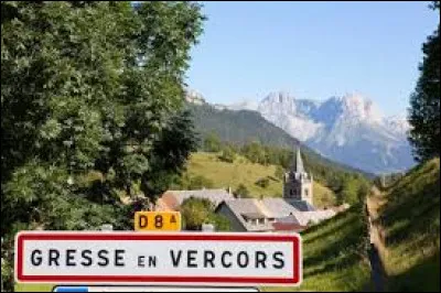 Commune d'Auvergne-Rhône-Alpes, Gresse-en-Vercors se situe dans le département ...