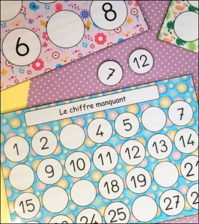 Quel est le chiffre manquant sur l'image ?