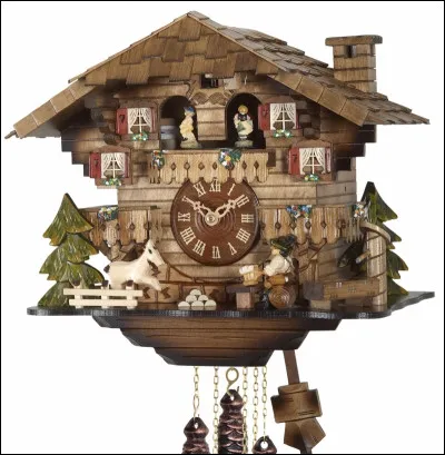 De quel pays ''la pendule à coucou'' est-elle originaire ?