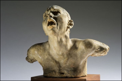 Quel très célèbre sculpteur est l’auteur de cette œuvre intitulée ''Le Cri'' ?