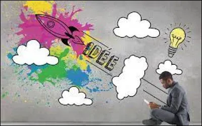 Quelqu'un de ''créatif'' est quelqu'un qui a beaucoup de/d'...