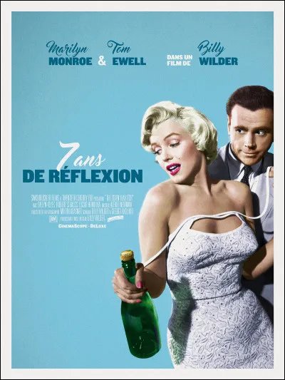 Marilyn Monroe a joué dans le film "Sept ans de réflexion".