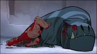 Dans l'épisode 6, Lance doit protéger Croc, le temps qu'elle se remette de ses terribles blessures de l'épisode précédent. Comment la transporte-t-il ?