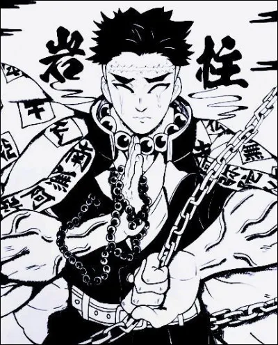 Qui fait partie des Hashira et a un chapelet bouddhiste ?