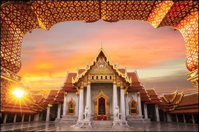 Combien y a-t-il de temples bouddhistes en Thaïlande ?