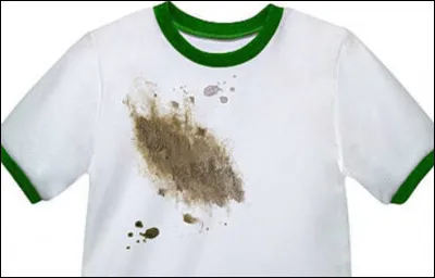 Tu vas en soirée mais ton t-shirt préféré a une grosse tache...