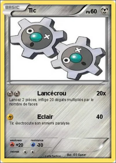 Trouve le bon fait : l'attaque Lancécrou...