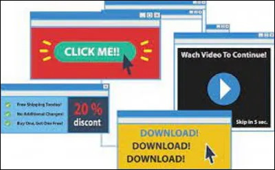 En informatique, quel est le nom de la fenêtre qui s'ouvre de façon intempestive ou à la suite d'un clic, en dehors du navigateur web ?