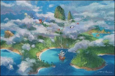 Que se passe-t-il quand Darling, Peter et Clochette arrivent au Pays imaginaire ?