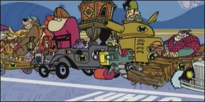 Combien de bolides participent &agrave; des courses d&eacute;jant&eacute;es dans "Les Fous du volant" ?