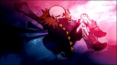 Voici un autre Sans ! Surnommé Edgy, celui-là est plutôt grossier et provient de l'AU ...