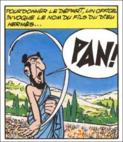 Les Grecs (1) > Contrairement à la fausse légende (ci-dessus, sur fond jaune), cet homme chasse les mouches : évoquant le héros Achille, ceci donnera, plus tard, leur nom aux abeilles "mégachiles".