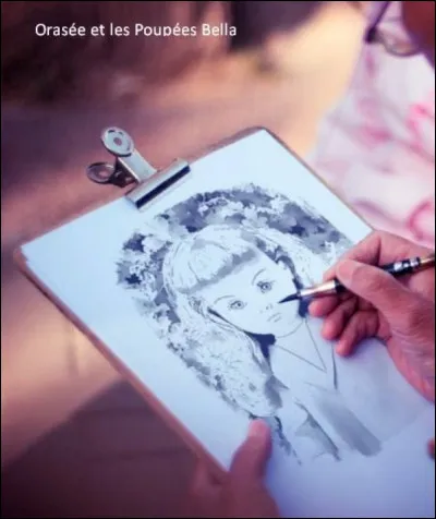Ce très beau portrait représente une poupée Bella nommée :