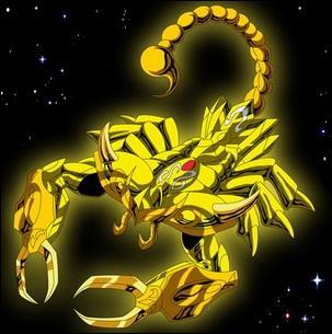 Quel est le nom du chevalier d'or du Scorpion ?