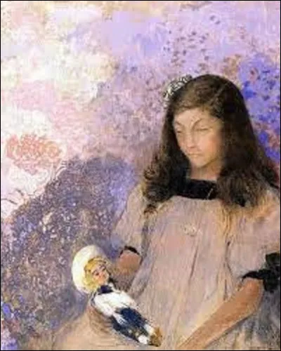''Portrait de Simone Fayet à la poupée'' est un pastel peint en 1906 par un symboliste. Qui est l'auteur de cette peinture ?