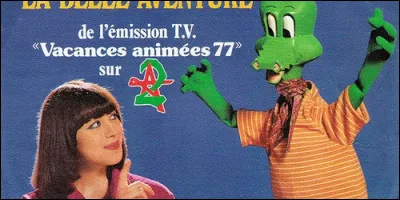 Comment se nomme la marionnette qui accompagne 	Virginia Crespeau dans l'émission "Vacances animées" ?