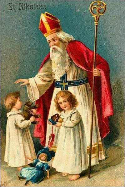 De quel animal Saint-Nicolas est-il accompagné ?