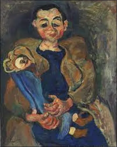 Entre 1923 et 1924, quel expressionniste a peint ce tableau intitulé ''Femme à la poupée'' ?