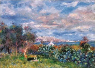 Qui a peint "La baie d'Alger" ?