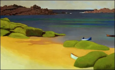 Qui a peint " La baie de Trégastel" ?