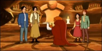 Dans "Les Enfants de Toromiro", quatre amis doivent retrouver les morceaux d'un livre sacré.