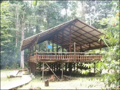 Quel est le nom de ce type de cabane, typique de Guyane ?