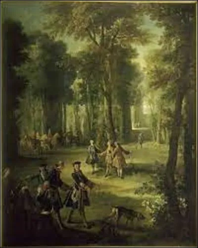 Datant de 1739, ''Chasse de Louis XV, le roi tenant le limier en laisse au ''Puits solitaire'', forêt de Compiègne'', est une toile peinte par un spécialiste des peintures de chiens de chasse, de natures mortes animalières et d'animaux exotiques. Quel peintre est l'auteur de ce tableau ?