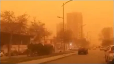 Quel vent transporte du sable du Sahara vers l'Europe ?