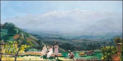 Isère : 
Quel artiste a réalisé ce tableau, vers 1910, intitulé ''La Vallée de l'Isère et la chaîne de Belledonne, vue prise du chemin Malanot à Corenc'' ?
