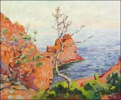 Var : 
Quel impressionniste a exécuté, en 1913, cette huile intitulée ''Le rochet Gaupillat au Trayas'' ?
