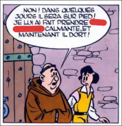 Johan retourne au château : le roi est malade ! Que lui donne-t-on ?