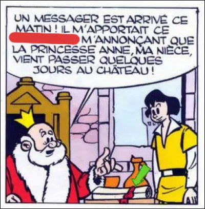 Il s'agit du rouleau posé sur la table. Comment appelait-on cela ? (J'ai mis une flèche verte !)