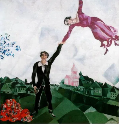 Qui a peint cette toile intitulée "La Promenade" ?