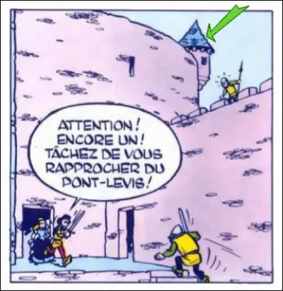 Quel est cet ouvrage d'architecture, à toit conique ?