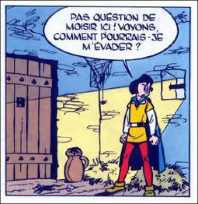 Trouvez le terme médiéval désignant là où Johan est enfermé !