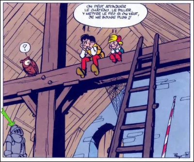 Suivez la flèche verte pour décrire l'objet en question.