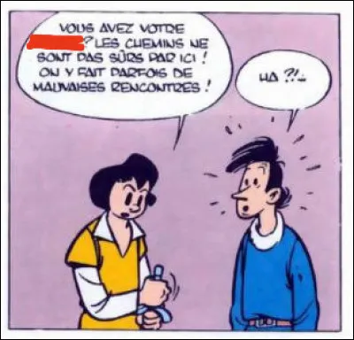 Johann parle d'une épée, mais il la désigne sous un autre nom : lequel ?