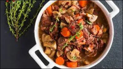 Que faut-il ajouter à "bou" pour obtenir une recette française à base de buf ?