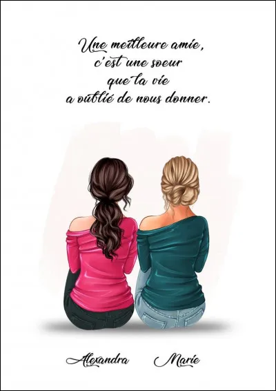 Qui est sa meilleure amie ?